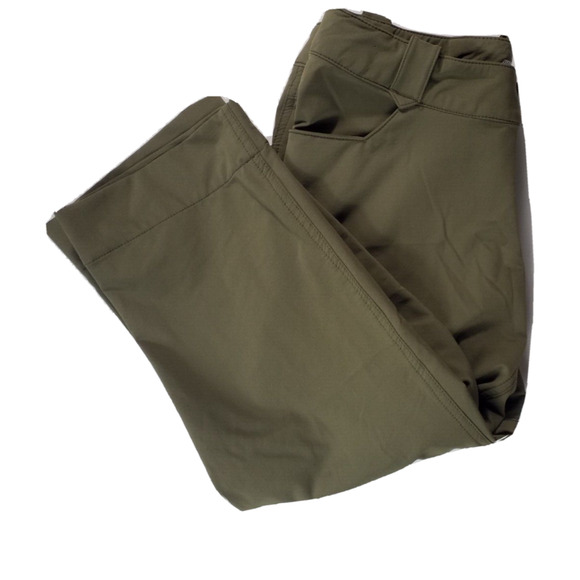 Bontrager Pants - Bontrager Women’s Green Capri Pants Adjustable Waist Pockets Size Small